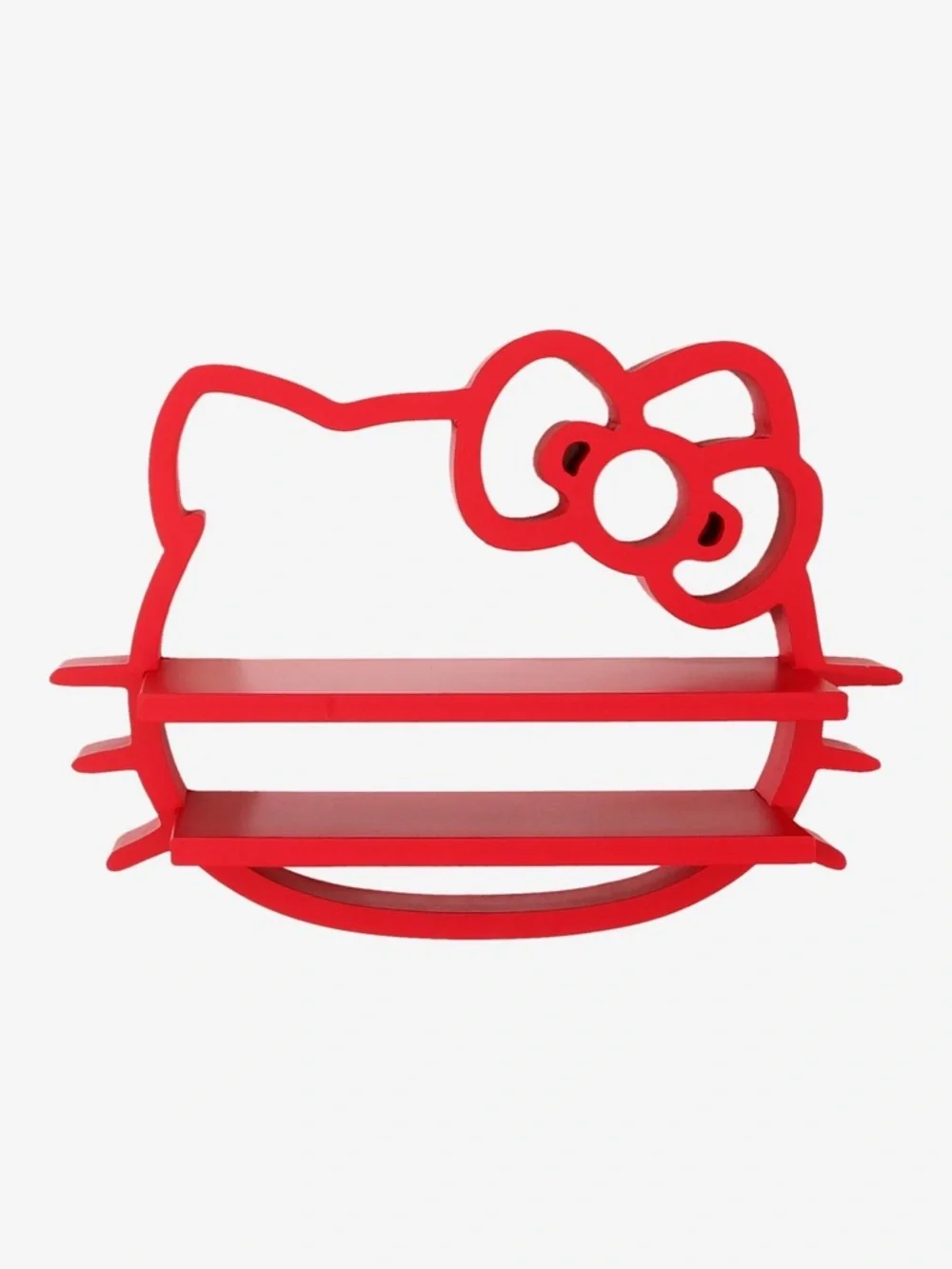 Hello Kitty Red Figural Wall Shelf free shipping